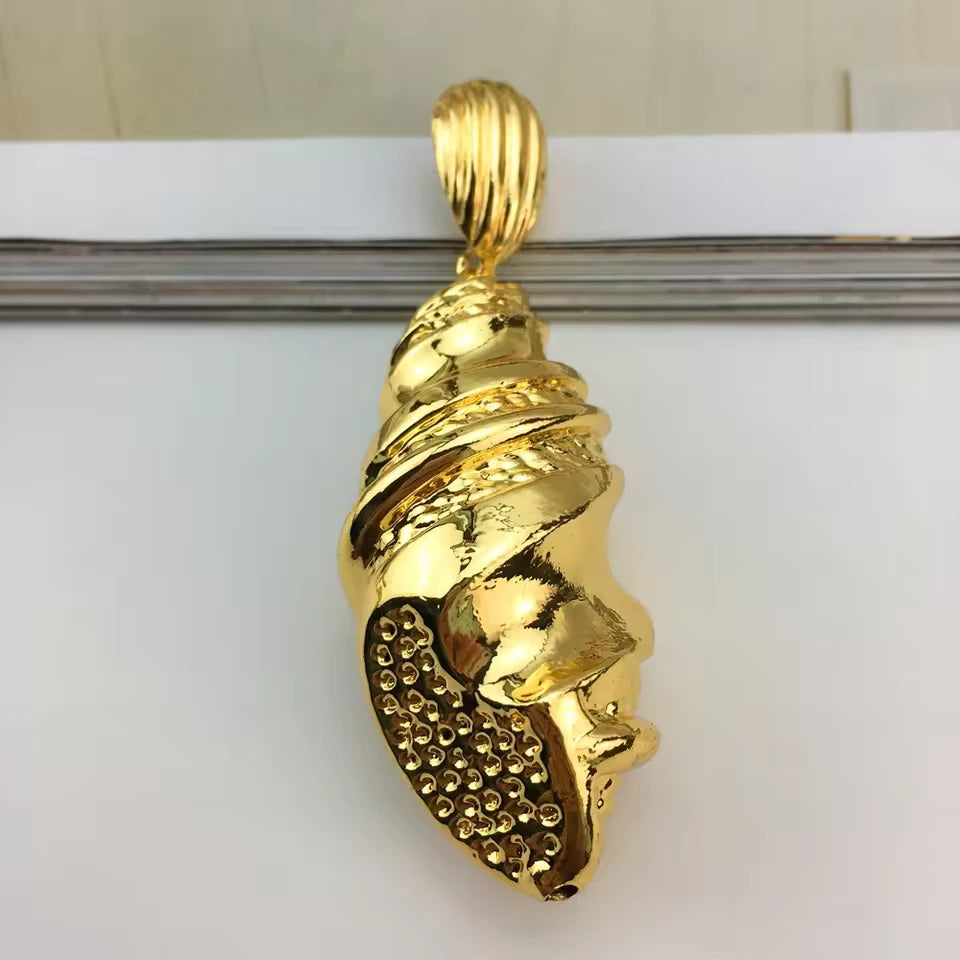 SPC021 Fashion Italian Dubai Gold Plated Light Weight Jewelry Set (4)