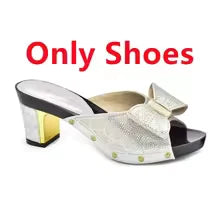 SPSH2032 - 2026 Italian Designer Series | Luxury African Wedding Shoe & Bag Set