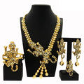 SPC039 Gold Plated Animal Shape Necklace Pendant Bracelet Earrings Set