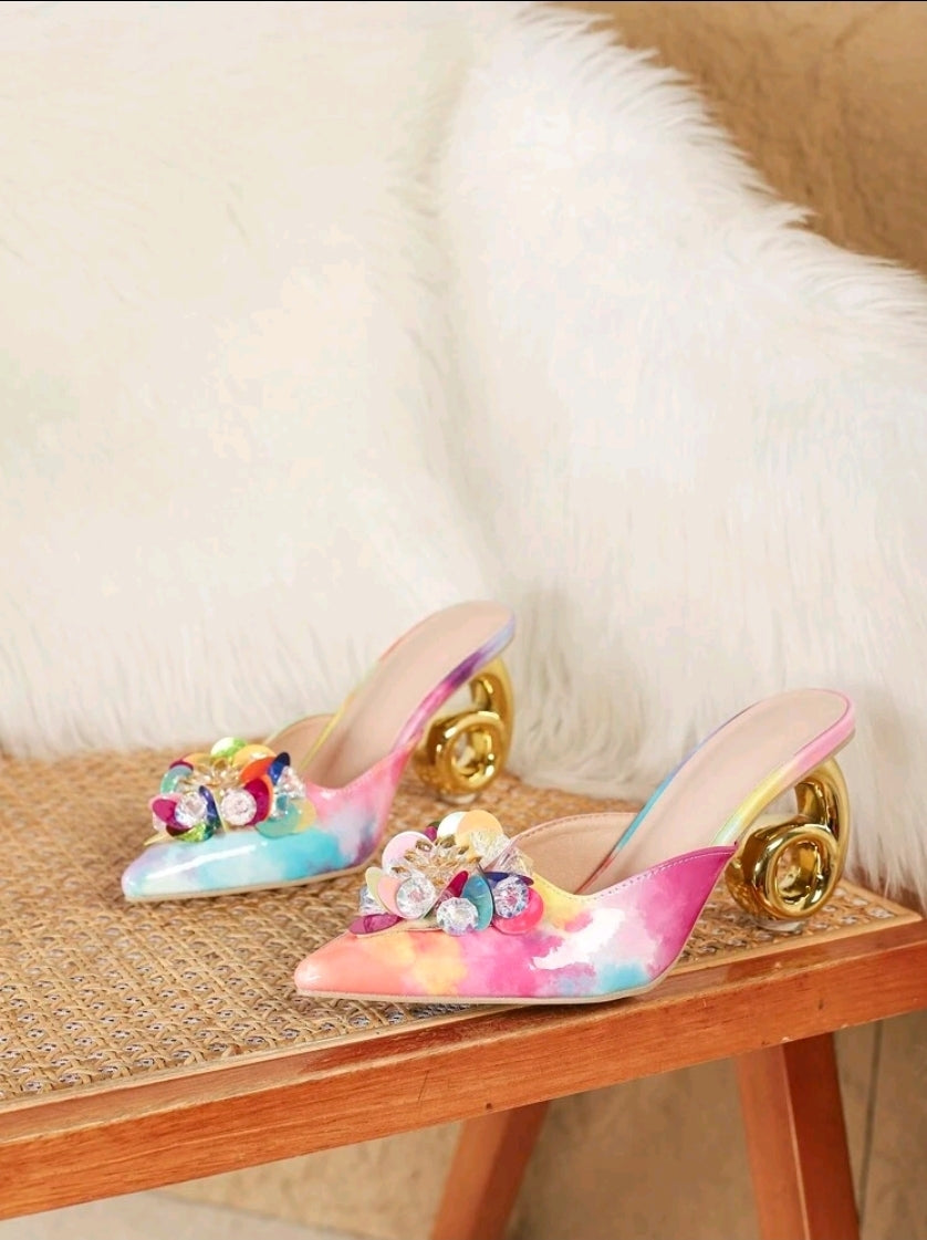 SPSH2052 Candy Luxe Spiral Heels – Stunning Pieces