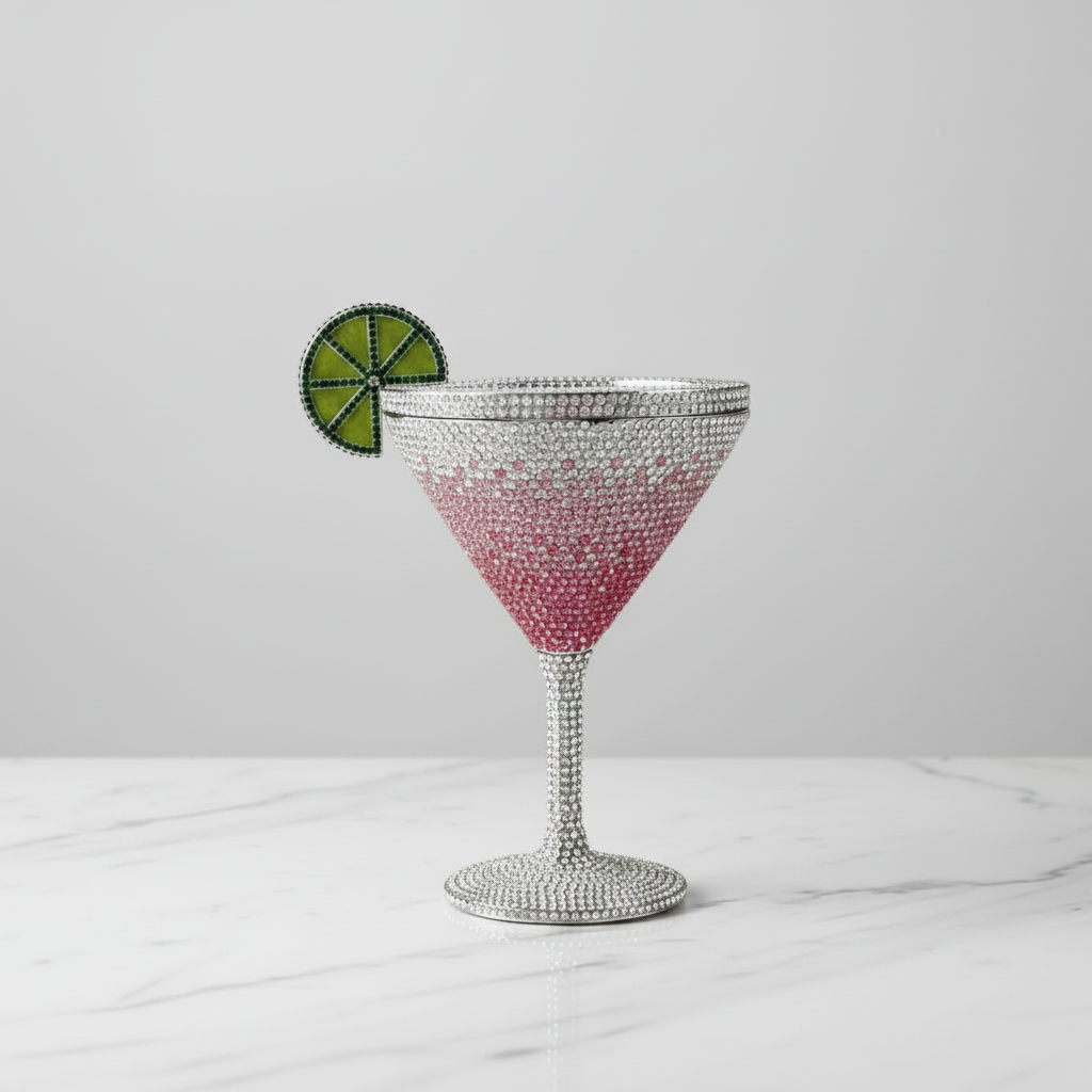 Pink Silver Ombre Cocktail Bag – Retry