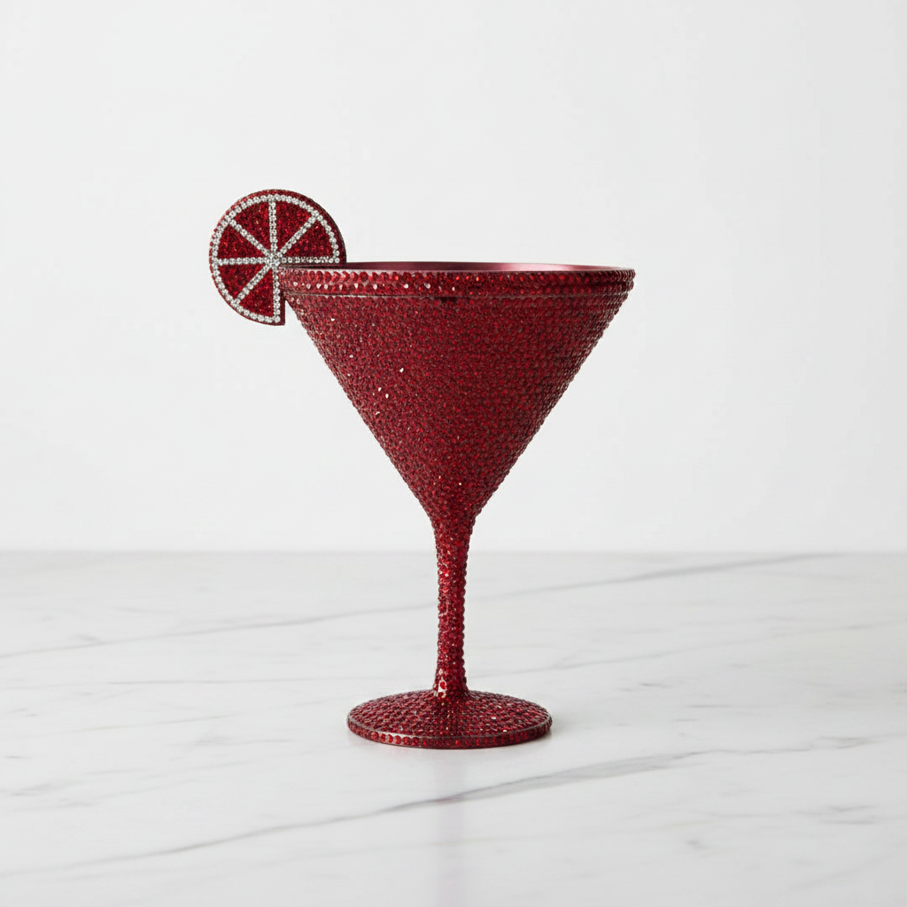 Red Cocktail Bag – Marble