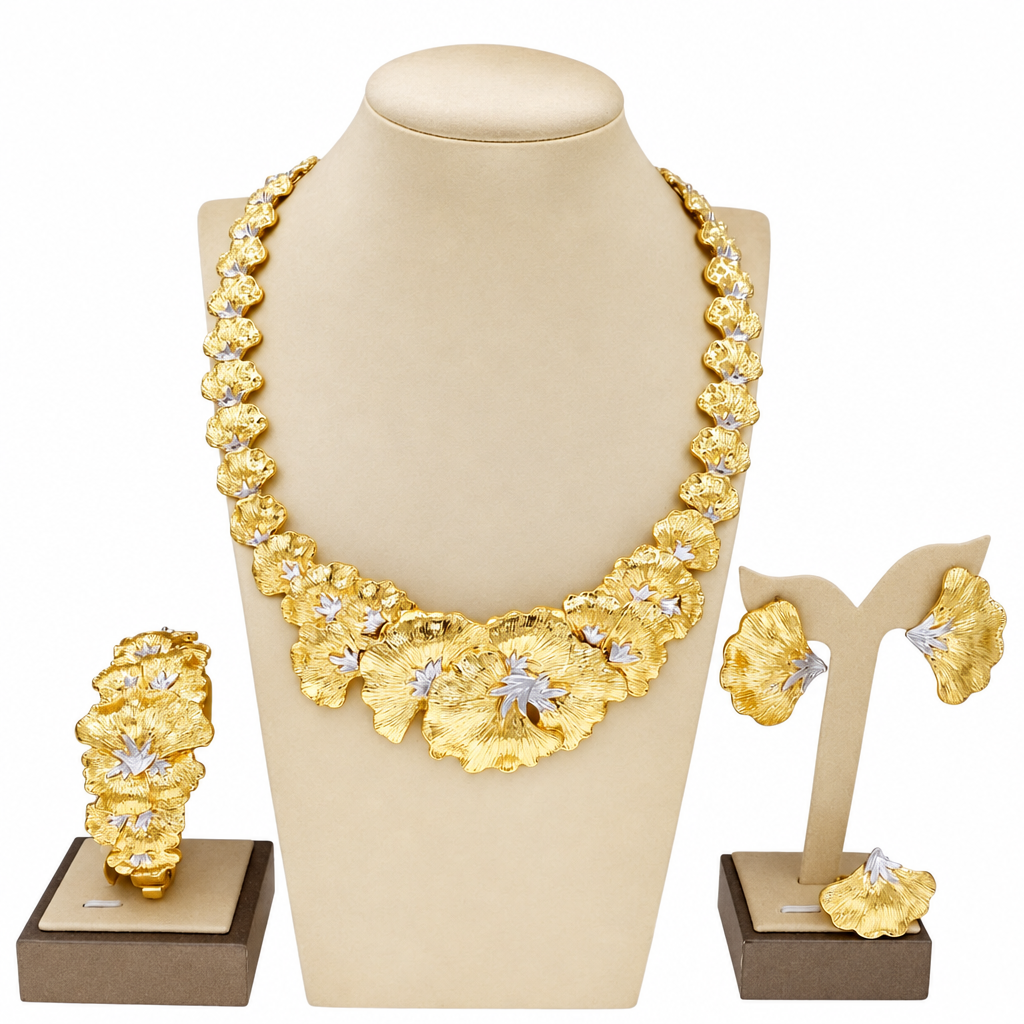 Refined SPC027 floral jewellery photograph
