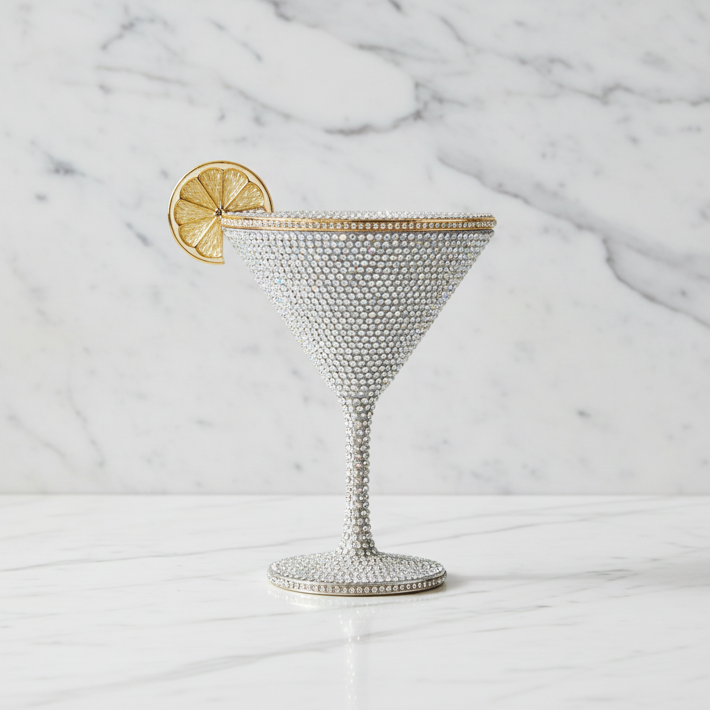 Silver/White with Gold Rim – Marble